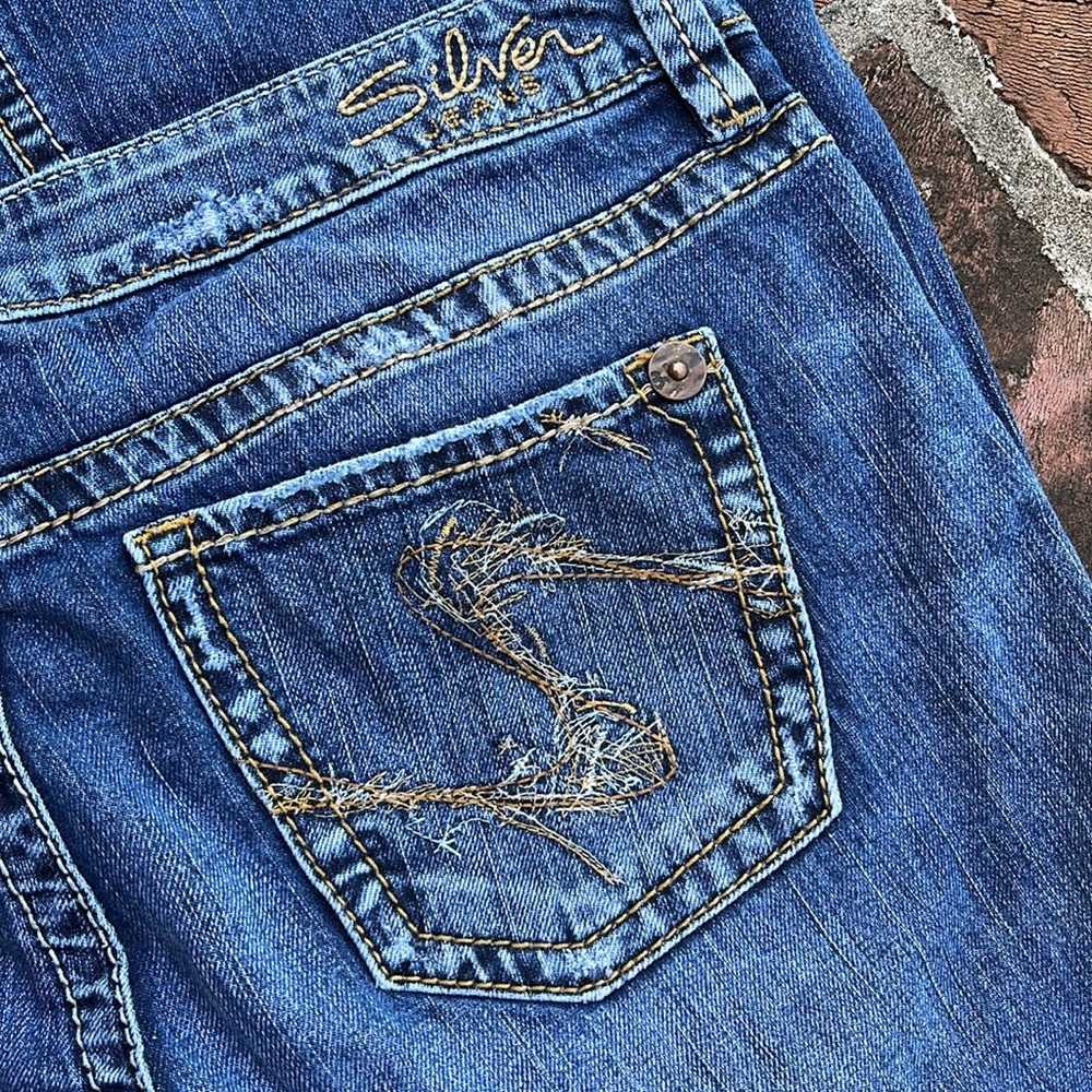 Silver "EDEN" flare blue jeans size 31 - Picture 2 of 6